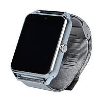 Умные часы телефон Smart Watch Z60 серебряный c SIM картой