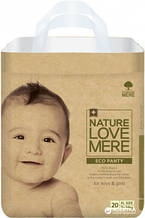 Підгузки-трусики NatureLoveMere, Eco, розмір XL (11-14 кг), 20 шт.