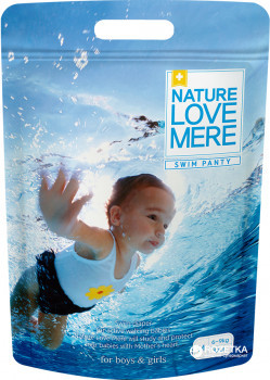 Підгузки-трусики для плавання NatureLoveMere, розмір М (6-9 кг), 3 шт.