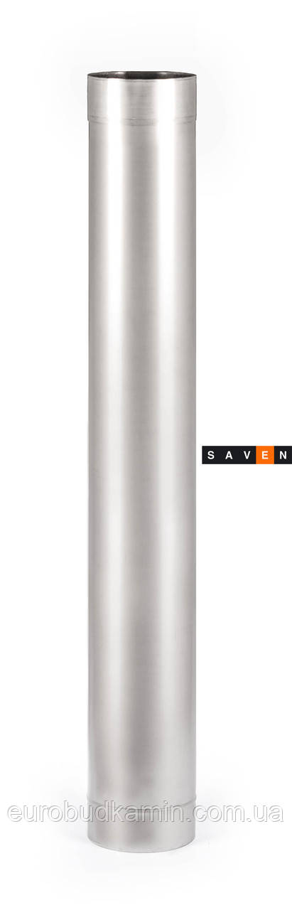 Труба димохідна з неіржавкої сталі одностінна (0,5 мм) L = 0.5 м від Ø60-Ø600