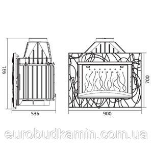 Каминная топка INVICTA 900 SYMPHONIE - фото 3 - id-p569850207
