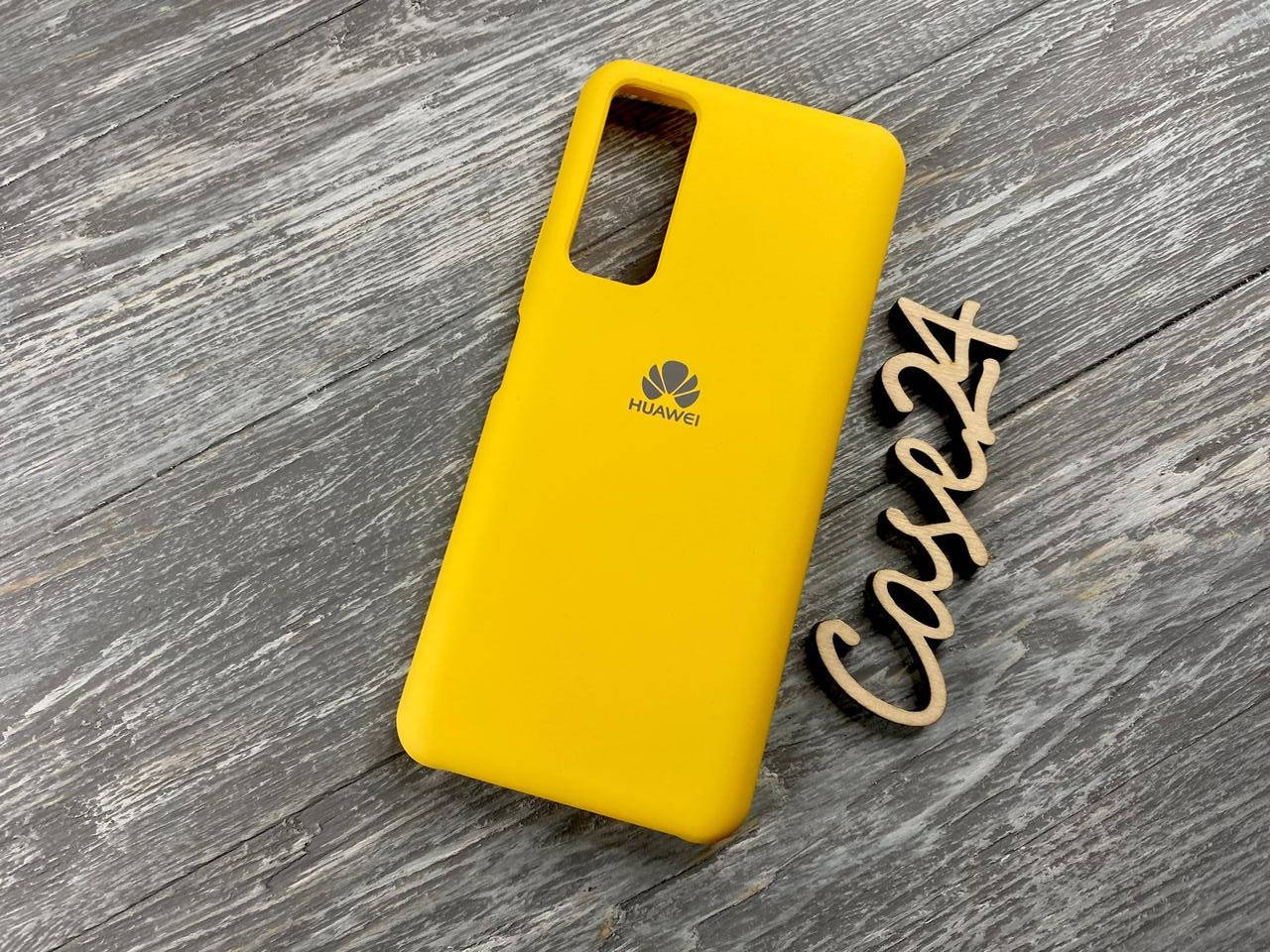 

Чехол Soft touch для Huawei P Smart 2021 (6 цветов) желтый