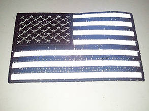 Світловідбиваюча нашивка Прапор США 6х10 см