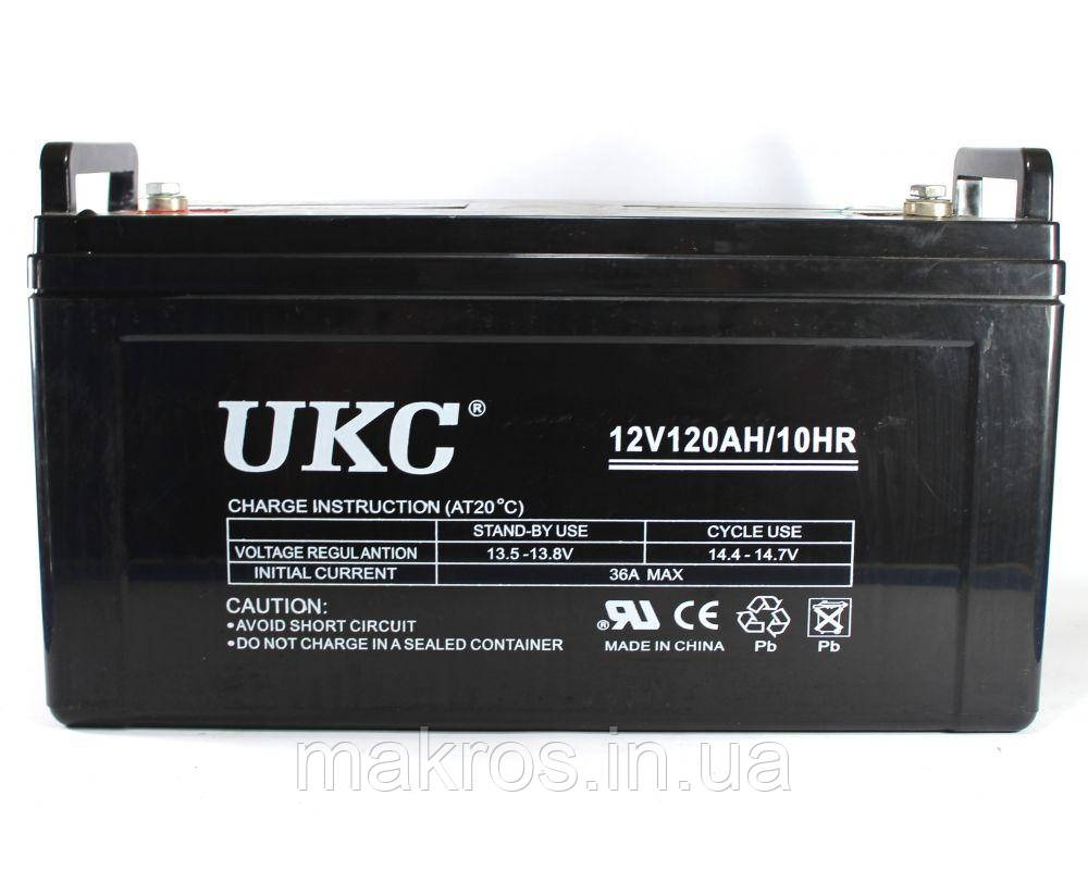 Аккумулятор BATTERY GEL 12V 120A UKC