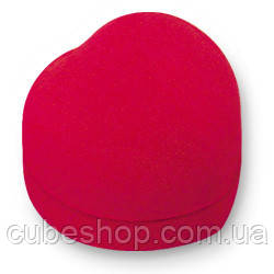 Футляр під кільце "Сердечко" червоний