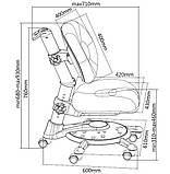Дитяче ортопедичне крісло FunDesk SST1 Blue, фото 10