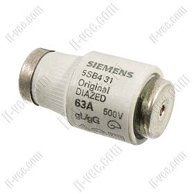 Запобіжник Siemens 5SB431 DIAZED 63A gL/gG 500V