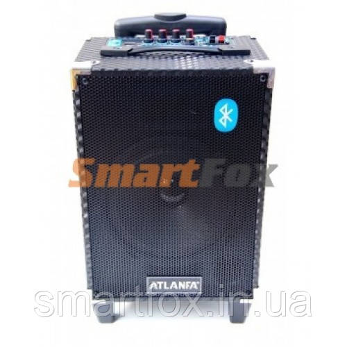 Портативна колонка Bluetooth у формі валізи AT-Q6 з USB+SD+FM+AUX+аккум. 12V (44х26х18 см)