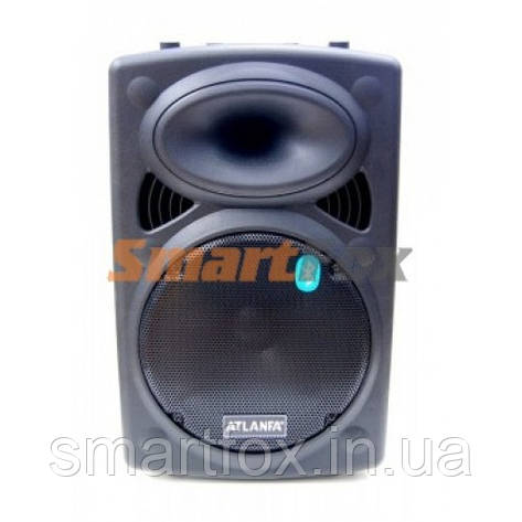 Портативна колонка Bluetooth у формі валізи AT-Q12 з USB+SD+FM+AUX+мікрофон + акум. 12V (57х35х31 с, фото 1