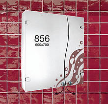 Шафка дзеркальна у ванну (навісний шафка) м"856"