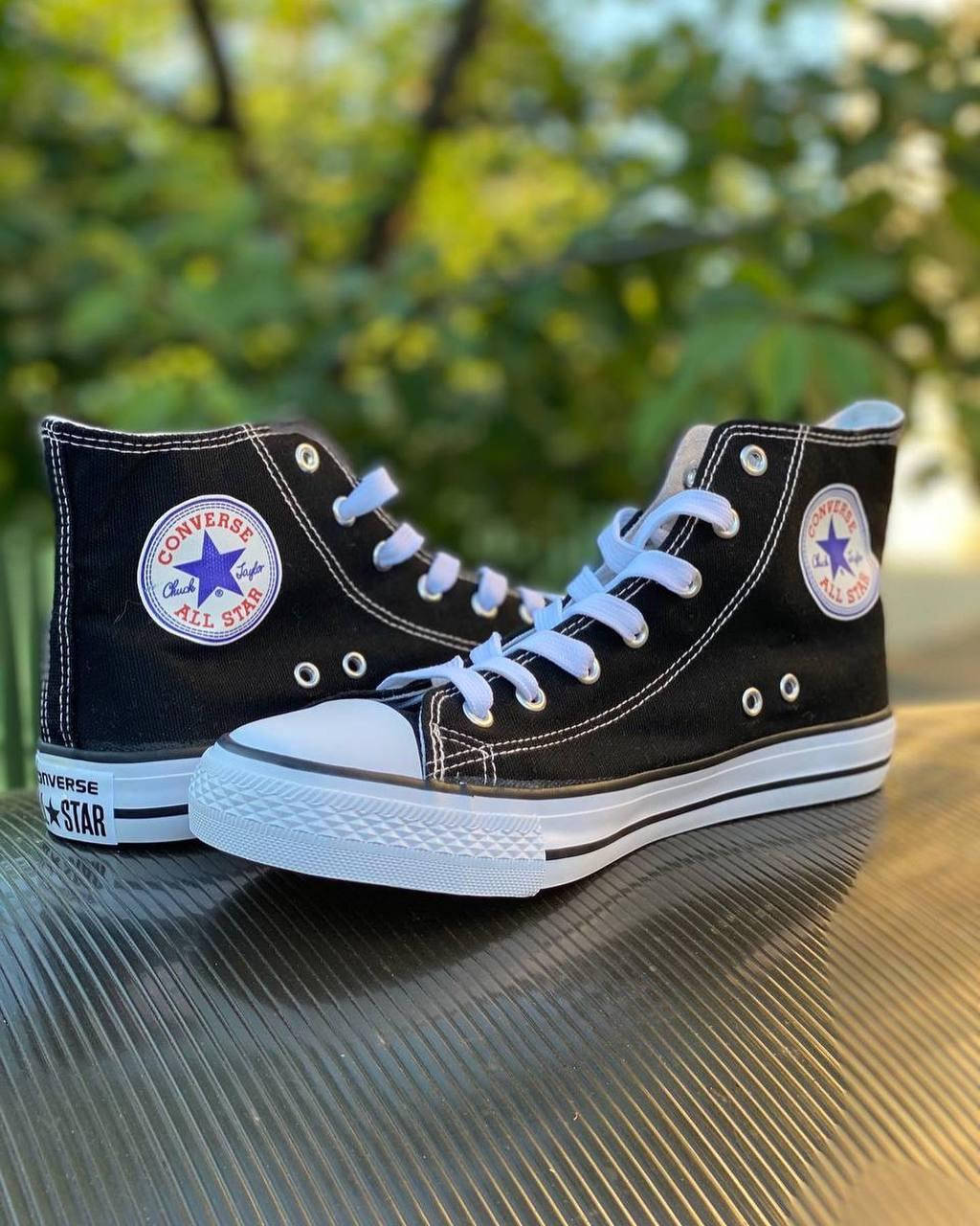 

Высокие кеды Converse All Star (36-46), Черно-белый