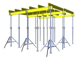 Все для опалубки: стійки, балки, колони, перекриття