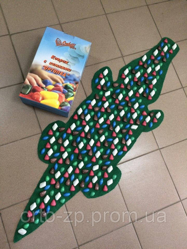 Килимок-доріжка масажний Крокодил 146 х 50 см, фото 1