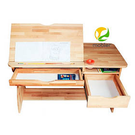 Парта розтирача lux 120 см із ящиками без стільця