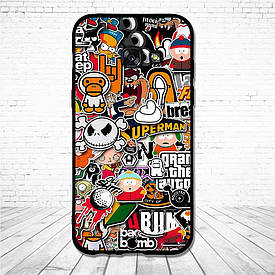 Силіконовий чохол для Samsung Galaxy A3 2017 A320 з картинкою креатив