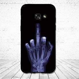 Силіконовий чохол для Samsung Galaxy A3 2017 A320 з картинкою кістяк руки