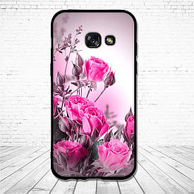 Силіконовий чохол для Samsung Galaxy A3 2017 A320 з картинкою троянди