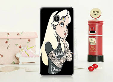 Чохол бампер силіконовий для Samsung Galaxy A3 2017 A320 з малюнком Аліса в країні чудес Jack daniel's