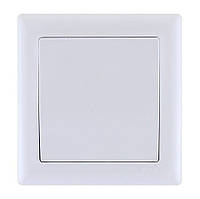 ВК01-06-0-ББ двополюсний Вимикач 1кл серія BOLERO (білий) IEK