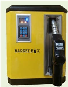 Стаціонарна заправна станція BarrelBox 220 В з функцією завдання дози для бензину, 220 В, 45 л/хв