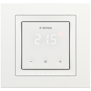 Terneo s unic (білий) ручне управління теплою підлогою терморегулятор для теплої підлоги з дисплеєм