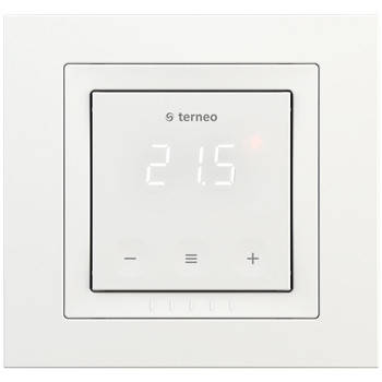 Terneo s unic (білий) ручне управління теплою підлогою терморегулятор для теплої підлоги з дисплеєм, фото 2