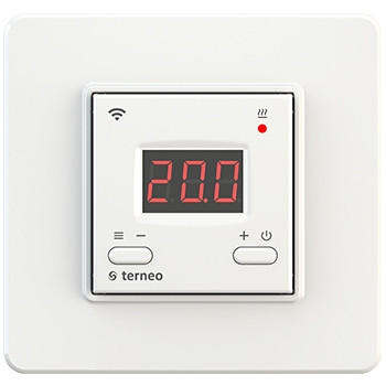 Wi-Fi терморегулятор Terneo ax (білий) дистанційний регулятор температури тепла підлога бездротове управління