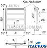 Сушарка для рушників Elite 5/500 від ТМ TAURUS в Україні., фото 3
