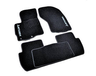 Килимки в салон ворсові Mitsubishi Outlander XL (2006-2012) /Чорні, кт. 5шт