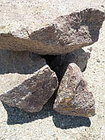Камень бутовый фр 150-300 мм (темно-красный )