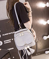 Міський рюкзак із китичками, фото 3