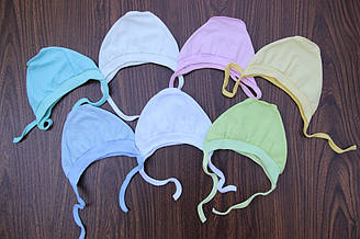 Чепчик (інтерлок/однотон) для новонароджених