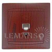 TF-розетка телефонна Сакура вишня LMR1525