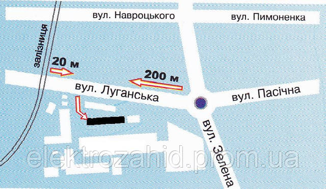 Схема проїзду