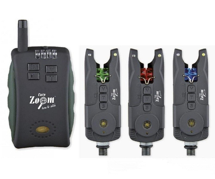 Набір сигналізаторів Carp Zoom 6th Sense 3 + 1 Bite Alarm Set