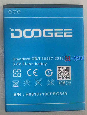 Акумулятор для Doogee Valencia 2 Y100 Pro (2200 mAh), фото 1