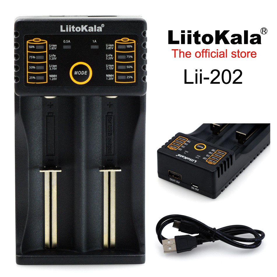 Зарядний пристрій LiitoKala lii 202