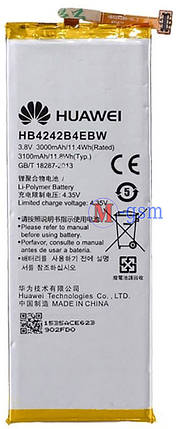 Акумулятор Huawei HB4242B4EBW для Honor 6 H60-02 (3100 мА·год), фото 2
