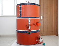 Силіконовий електричний нагрівач для бочки 200 літрів. розмір 174см×25 см 2000 Вт.