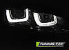 Передні фари тюнінг оптика Volkswagen Golf 7 чорні, фото 3