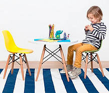 Детский стул Eames DSW оранжевый, сверхпрочный пластик ABS, дизайн Charles & Ray Eames, фото 3