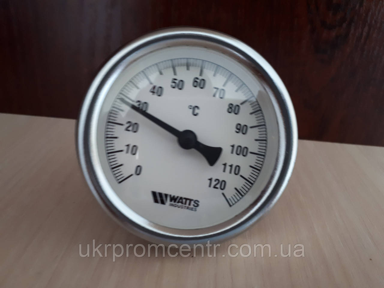 Термометр біметалевий WATTS 63/50, 120С,ОШ