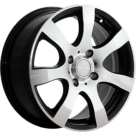 Диски від Tomason ( Томасон) модель TN3F колір Black polished параметри 6,5J x 16" PCD 5 x 120 ET 50