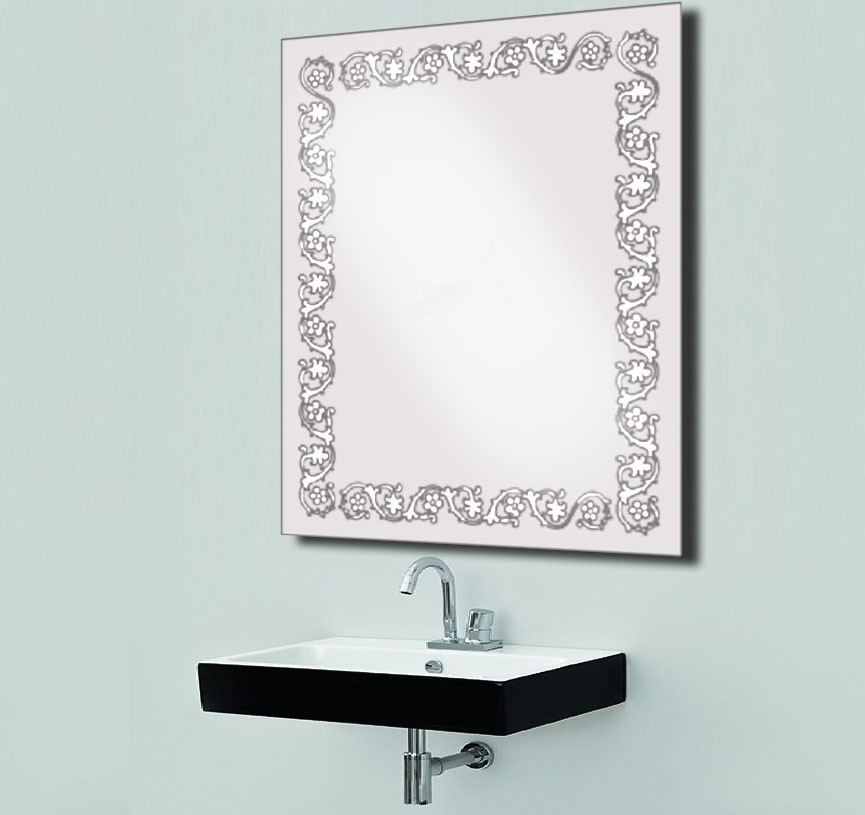 Зеркало с LED подсветкой для ванной комнаты влагостойкое 800х600 мм d-7зеркало с подсветкой в ванную - фото 4 - id-p570588195