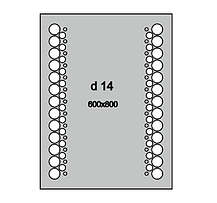 Дзеркало з LED підсвічуванням d-14 для ванної кімнати 600х800 мм, дзеркало з підсвіткою, фото 2