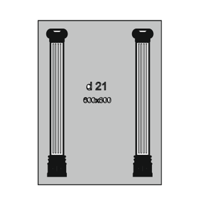 Зеркало с LED подсветкой настенное d21 800х600 мм Ледзеркало с подсветкой в ванную - фото 4 - id-p570611052