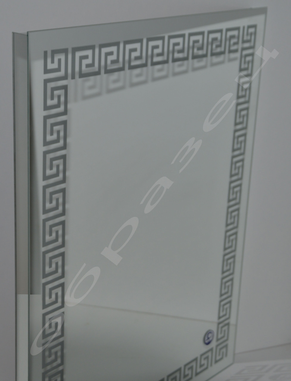 Зеркало с LED подсветкой настенное d21 800х600 мм Ледзеркало с подсветкой в ванную - фото 5 - id-p570611052