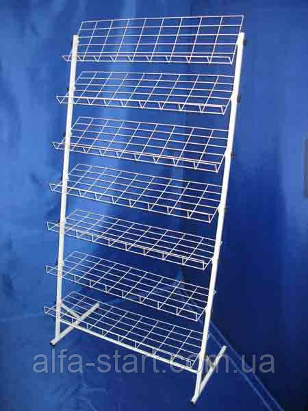 Стелаж-стійка Посилена 1800х900 мм для взуття, книг, постільної білизни на 7 полиць, фото 1