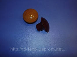 Ручка - кнопка (біла, вишня, вільха, бук, чорна, вільха)