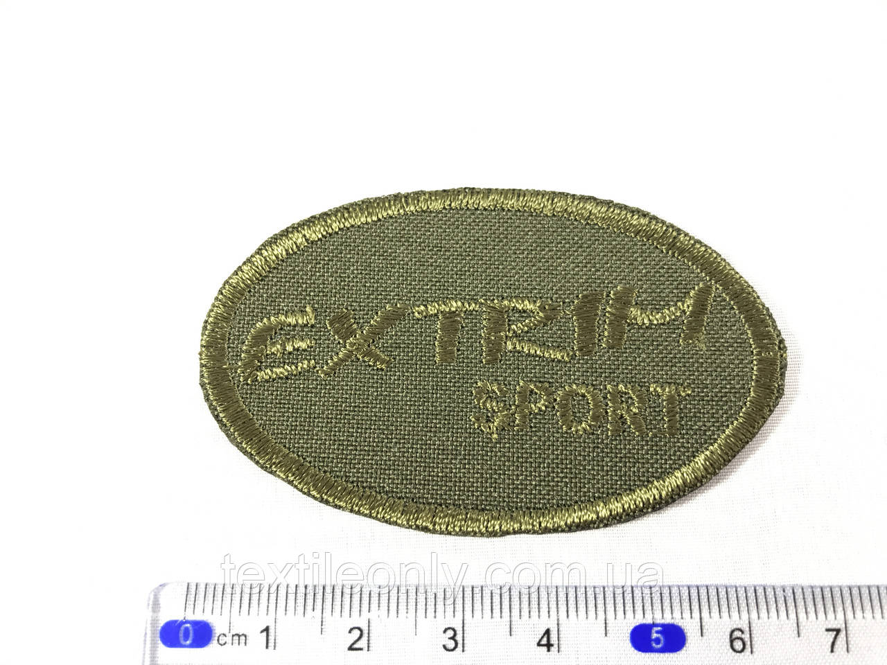 Нашивка Extrim sport колір хакі 66x40 мм